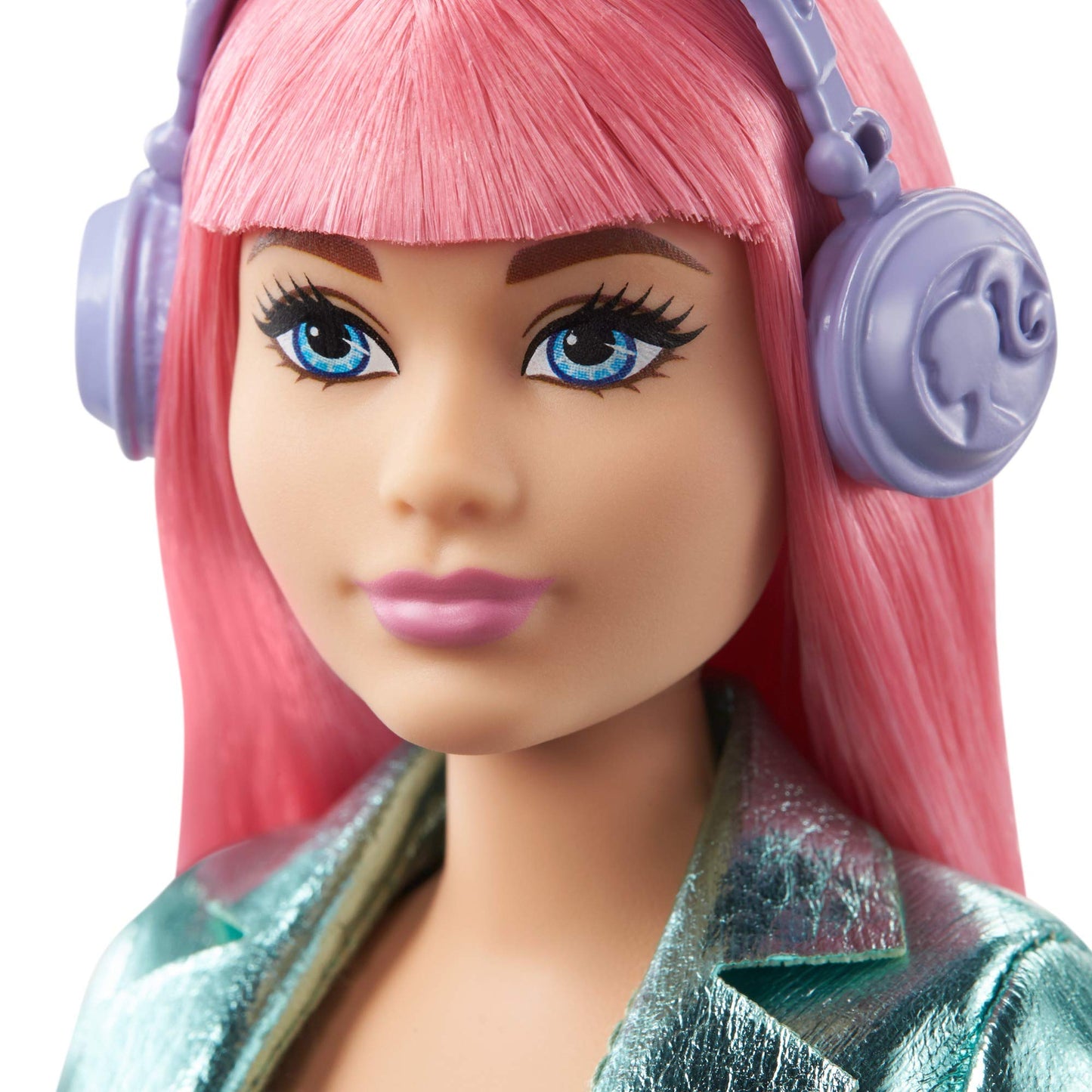 Barbie Princess Adventure Daisy Doll in Princess Fashion (12-inch Curvy) with Pink Hair, Pet Kitten, Tiara, 2 Pairs of Shoes and Accessories, for 3 to