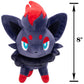 Pokemon: Zorua - 8" Plush Character, Dark-Type Tricky Fox Pokemon, Soft Cuddly Stuffed Animal Figure, Play & Display, Collectible Licensed Anime Toy