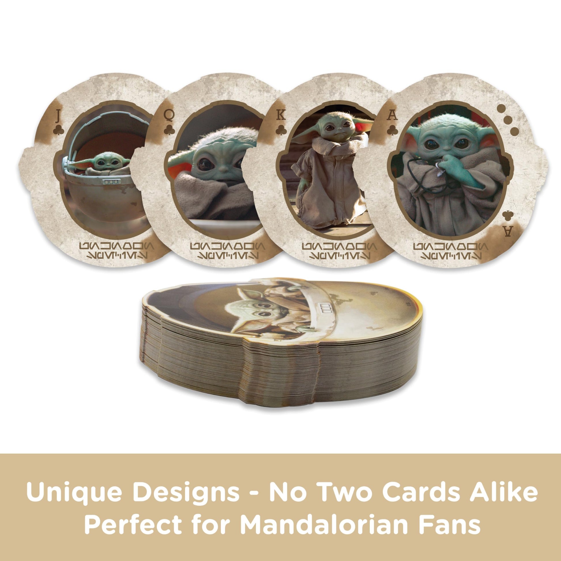 Star Wars The Mandalorian The Child Shaped Playing Cards Deck