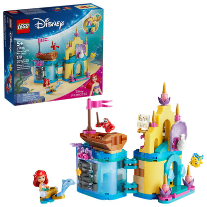 LEGO Disney Princess Ariel's Magical Mini Palace Building Toy - Little Mermaid Toys & Playset for Girls & Boys, Ages 5+ - Disney Gifts for Kids -