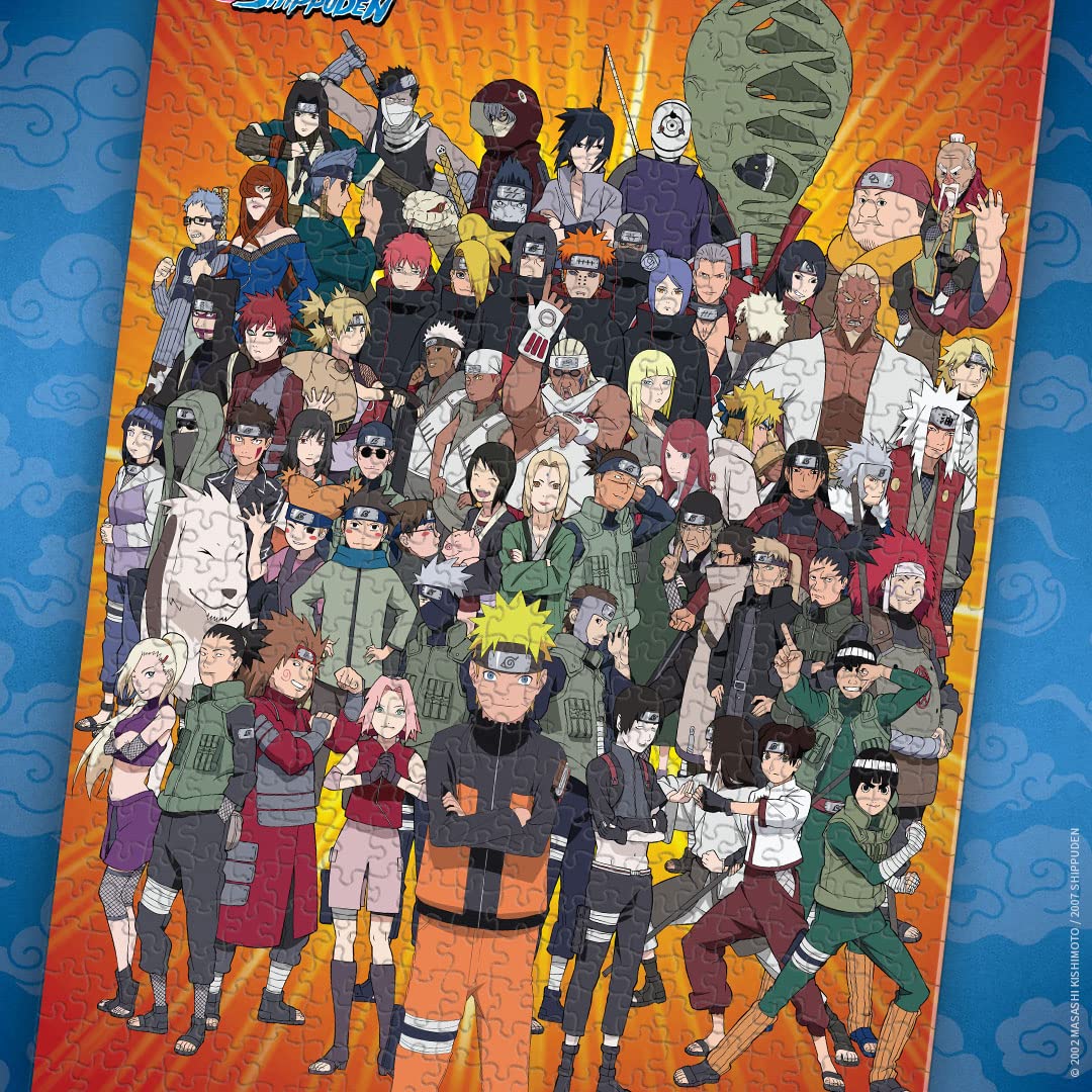 USAOPOLY Naruto “Never Forget Your Friends” 1000 Piece Jigsaw Puzzle | Collectible Puzzle Featuring Artwork of Naruto Uzumaki & Characters from