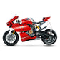 LEGO 42107 Technic Ducati Panigale V4 R Motorbike, Collectible Superbike Display Model Building Kit with Gearbox and Working Suspension, Gift Idea, 10