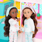 Glitter Girls - 14-Inch Slumber Party Doll - Brown Hair & Green Eyes - Bunny Pajama Outfit & Headband - 3+ Years- Eniko