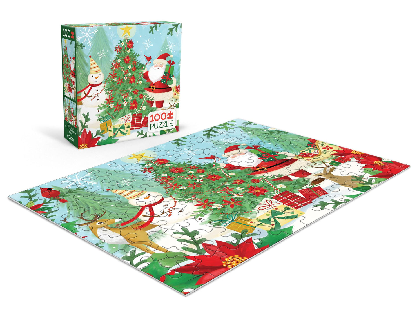 Ceaco - Tracy Flickinger Christmas - 100 Piece Puzzle for Kids Ages 6+