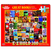 White Mountain 300 Piece Jigsaw Puzzle Nostalgic Book Collage, Great Books