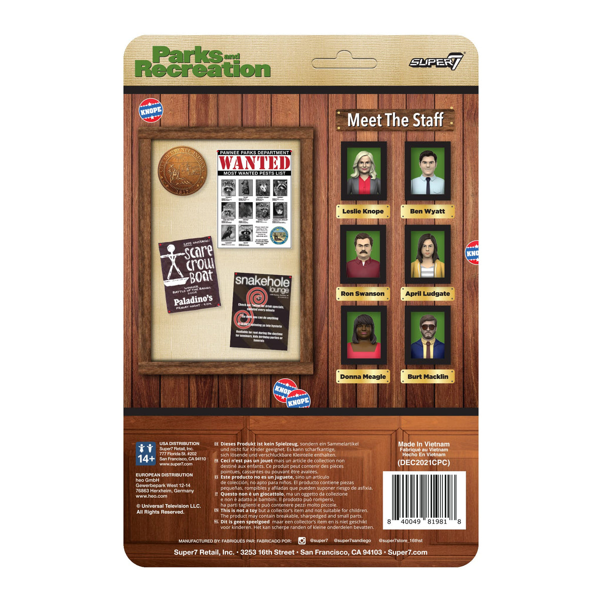 Super7 Parks and Recreation April Ludgate - 3.75" Parks and Rec Action Figure with Accessory Classic TV Show Collectibles and Pop Culture Toys