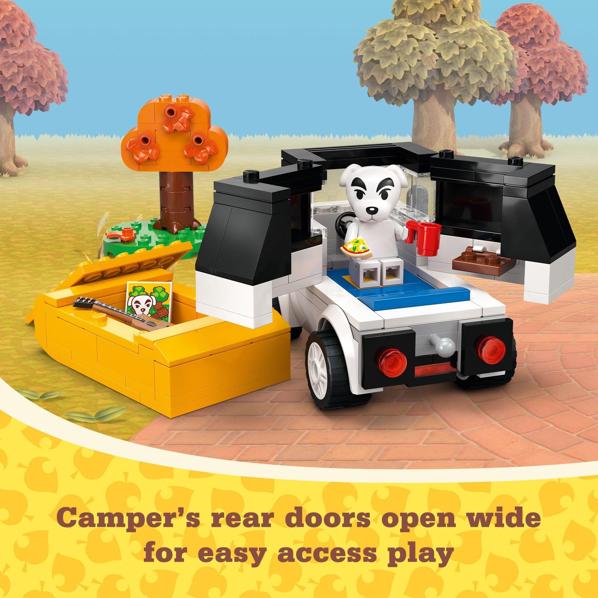 LEGO Animal Crossing K.K.’s Concert in The Plaza Building Toys Set - Animal Crossing Toy Figures & Playsets for Kids, Girls & Boys, Ages 7+ - Pretend