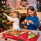 Christmas Ornaments Advent Calendar 2025 Building Block Sets, 24 Packs Xmas Tree Ornament to Build Holiday Decoration Toy Compatible with Christmas