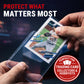 Ultra Pro Toploaders and Card Sleeves Bundle - 3" x 4" Clear Regular Toploaders & Soft Penny Sleeves for Standard Size Cards - Hard Plastic Card