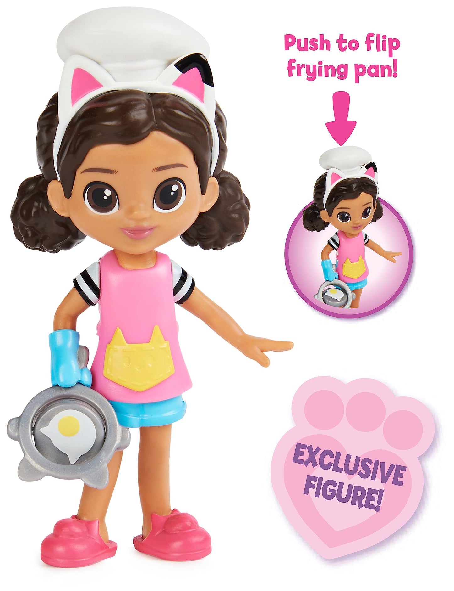 Gabby’s Dollhouse, Lunch and Munch Kitchen Set with 2 Toy Figures, Accessories and Furniture Piece, Kids’ Toys for Ages 3 and Above