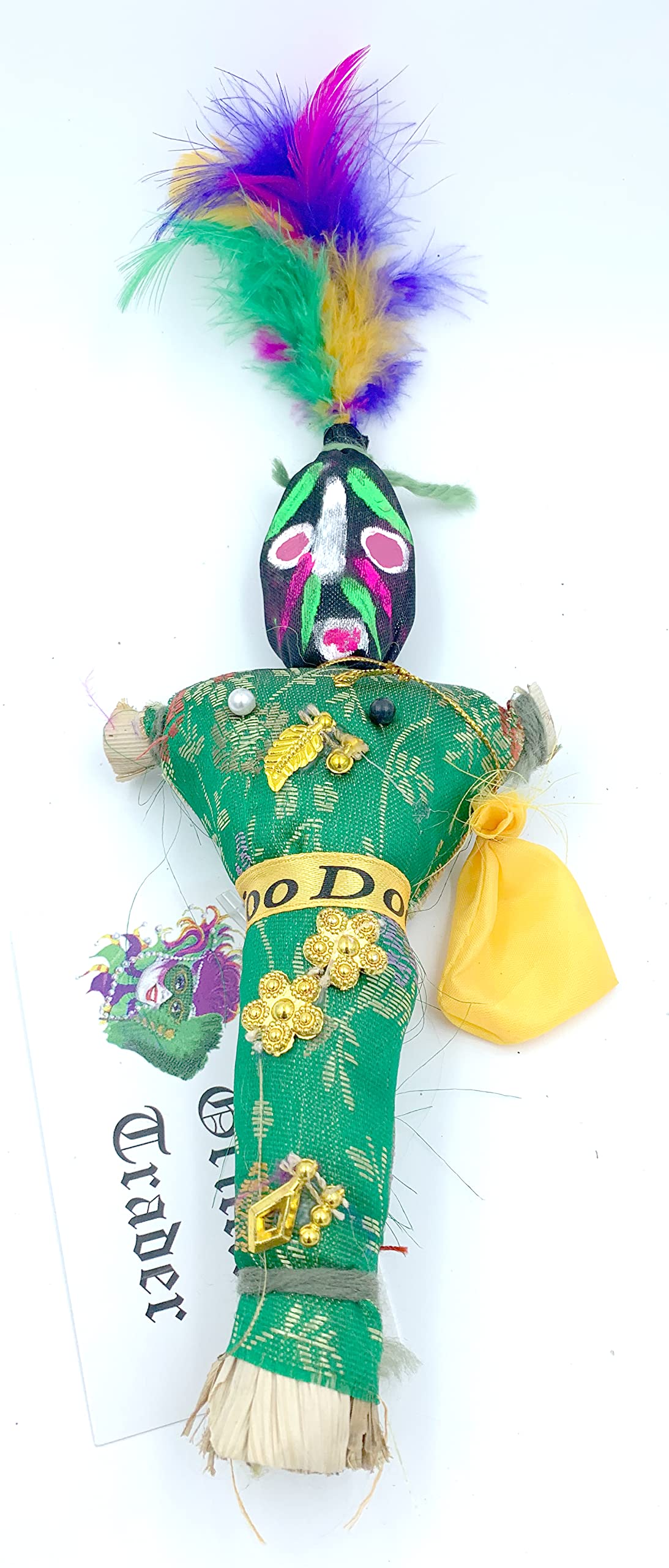 Voodoo Doll Green Good Luck Power Money Health Prosper Revenge Spells Magic New Orleans
