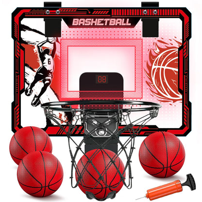 TALGIC Basketball Hoop Indoor for 5 6 7 8 9 10 11 12 Year Old Boys Girls