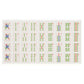 Yellow Mountain Imports Set of 180 American Mahjong Tile Decal Stickers - Made