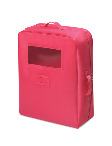 Badger Basket Double Doll Travel Case - Fits 18 Inch Dolls - Includes 2 Doll Beds, Blankets, Storage Compartments, Carry Handle - Lightweight Portable