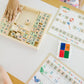 Melissa & Doug Deluxe Letters and Numbers Wooden Stamp Set ABCs 123s With Activity Book, 4-Color Stamp Pad - FSC Certified