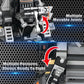 HIGH GODO Black Empire Mech Building Blocks Set for Adults, Motorized Robot Building Toy with Multiple Weapons, Combat Armor Style Warrior Collectible