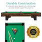 Best Choice Products 40in Tabletop Billiard Table, Pool Arcade Game Table for Living Room, Game Room w/ 2 Cue Sticks, Ball Set, Storage Bag - Walnut