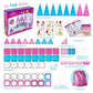 Tytan Official Disney Princess Magnetic Tile Castle - 70-Piece STEAM Toy with Vibrant Tiles, Reusable Disney Princess Stickers, Dry-Erase Decals