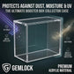 GemLock Booster Box Clear Acrylic case for Booster Boxes 8mm + 5mm Thick Premium Acrylic Protector Case for Collectors, UV 99.9% Proof, Stackable