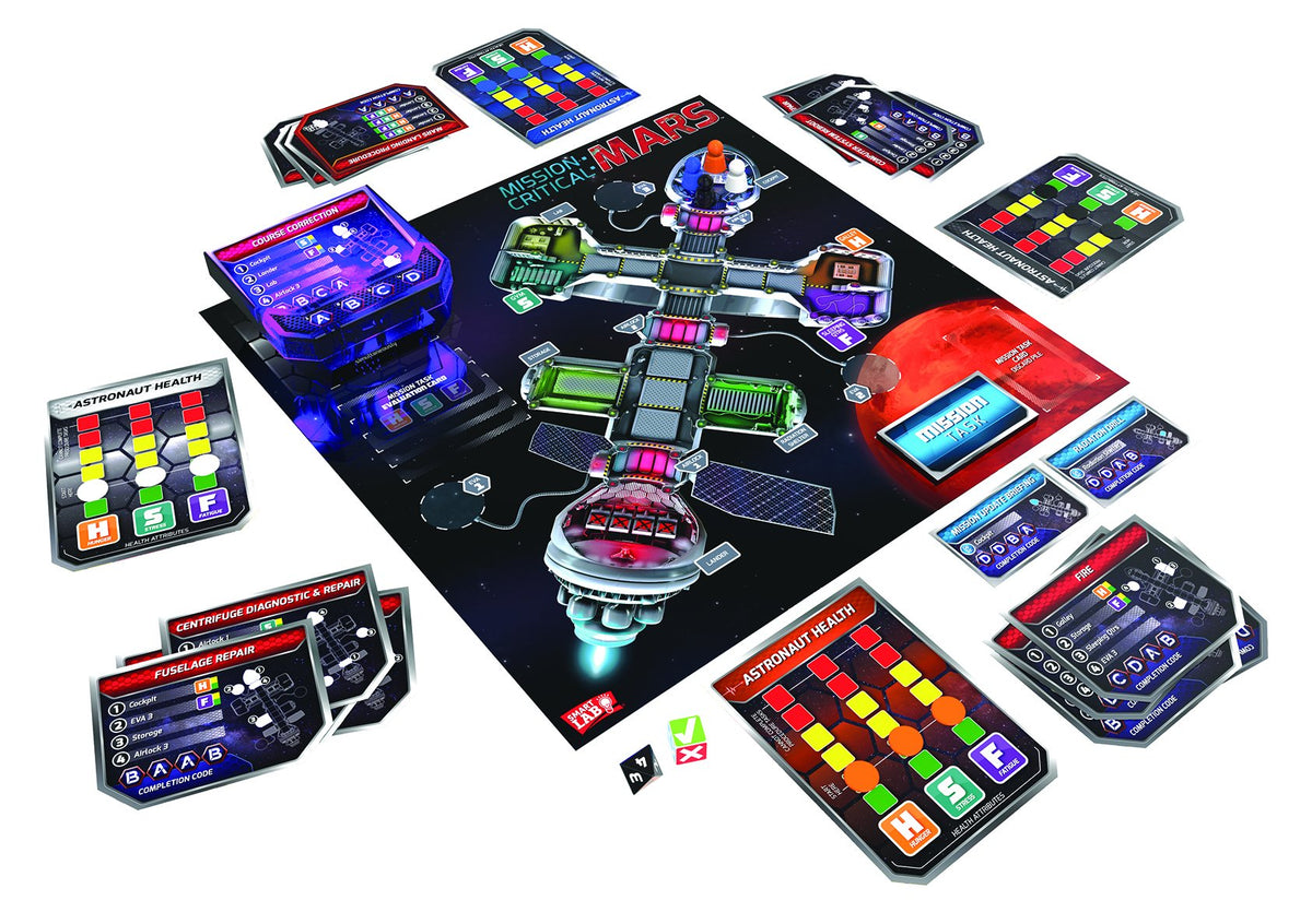 SmartLab Toys Mission Critical: Mars Cooperative Space Adventure Board Game