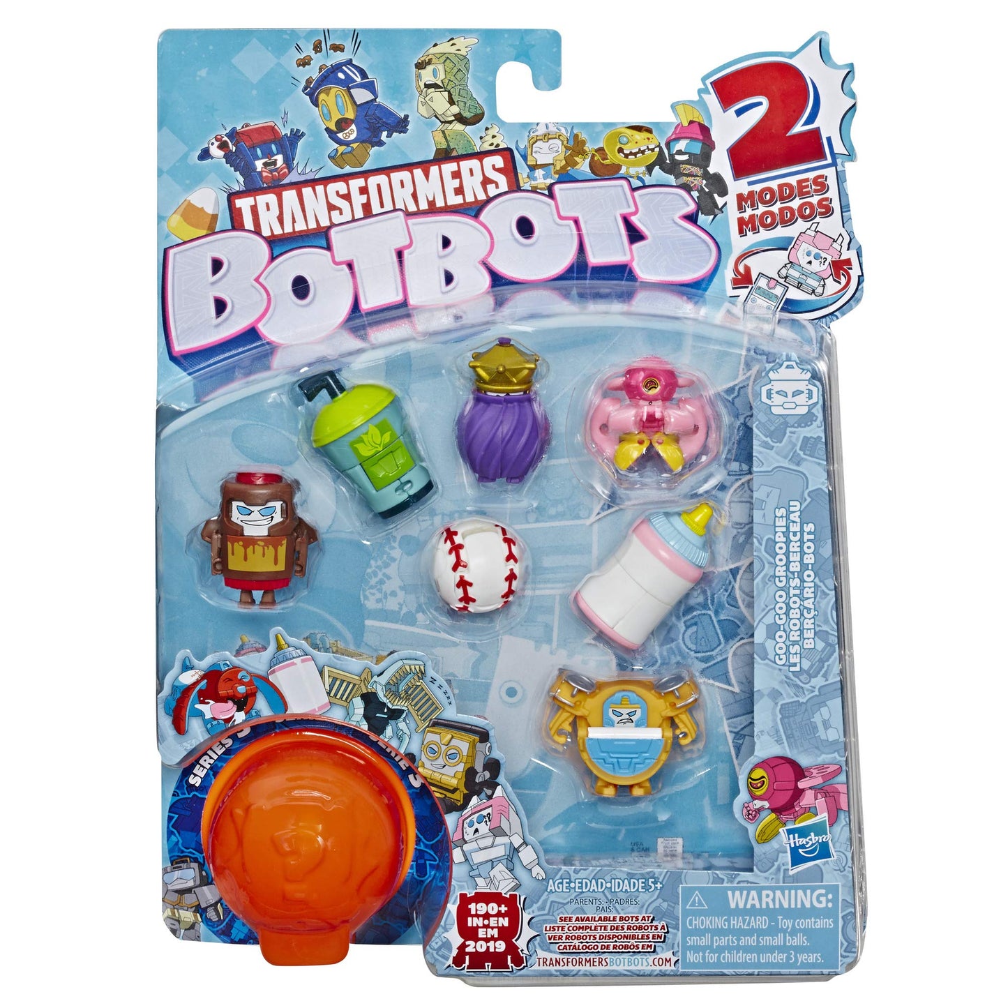 Transformers Toys Botbots Series 3 Goo-Goo Groopies 8 Pack - Mystery 2-in-1 Collectible Figures! Kids Ages 5 & Up (Styles & Colors May Vary) by Hasbro