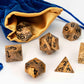 FanRoll Mystic Mines Jasper: 16mm Stone Polyhedral Dice Set