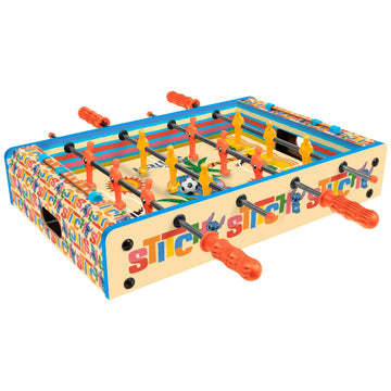 World Tech Toys Disney Stitch Foosball Table for Kids - Tabletop Soccer Game with Rod Handles, Ball & Players - Wooden Mini Game Table for Kids 4+
