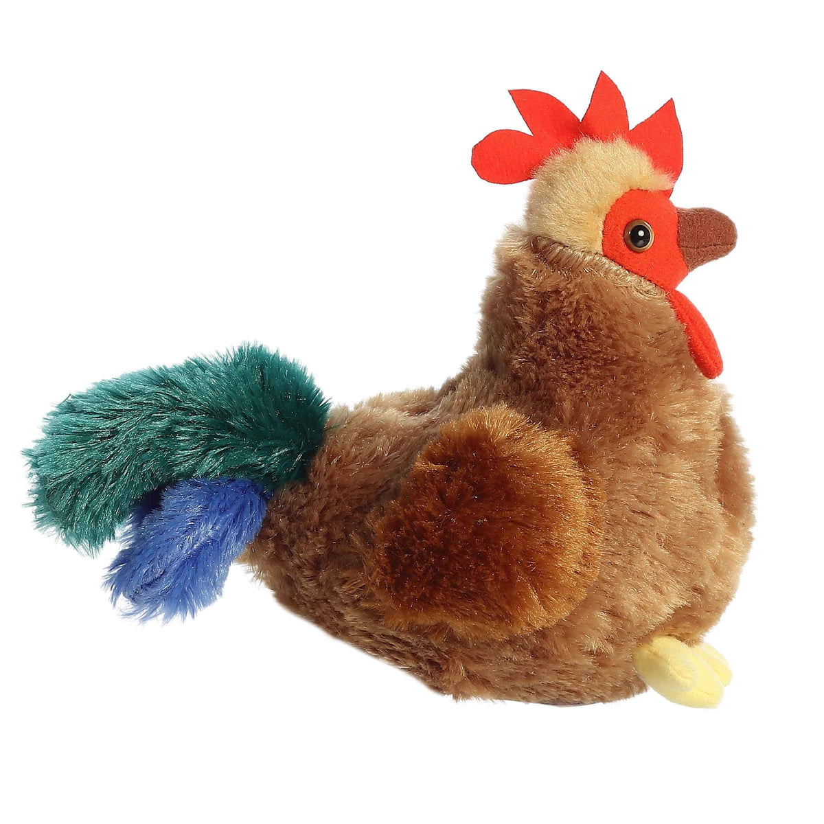 Aurora® Adorable Mini Flopsie™ Cocky™ Stuffed Animal - Mini Companions Ready for Playful Adventures - for Kids All Ages, Toddlers, Adults,