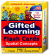 TestingMom.com Gifted Learning Flash Cards - Visual Spatial Concepts for 1st - 2nd Grade - Non-Verbal Puzzles for NNAT Test, NNAT2, NNAT3, CogAT Test