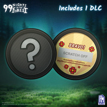 PhatMojo 99 Nights in The Forest - 12.5” Deluxe Plush - The Deer - Series 1 - Includes DLC Codes Redeemable on Roblox - Floppy Stuffed Animal Plush