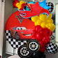 6 pcs Hot Car Themed balloons/Hot Race Car Birthday Party Supplies Baby Shower Party Decorations