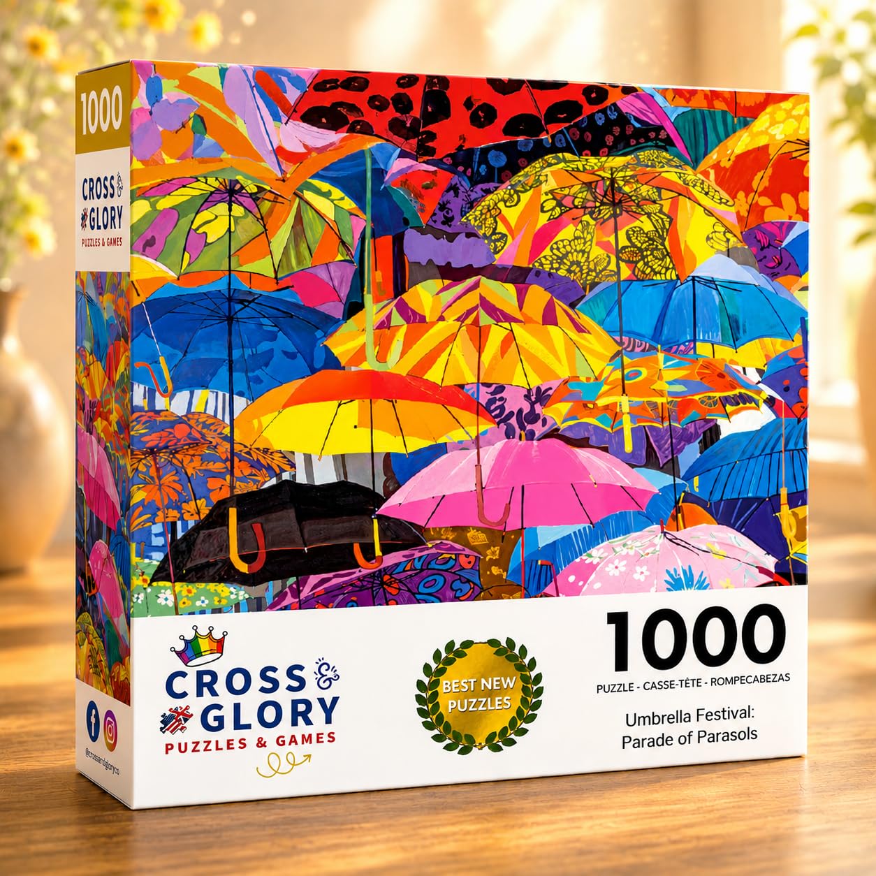 Cross & Glory | 1000 Piece Jigsaw Puzzles for Adults | Umbrella Festival