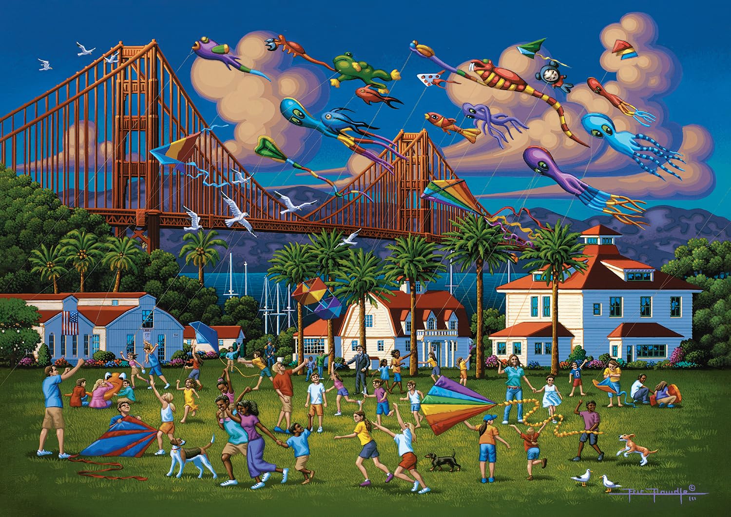 Buffalo Games - Eric Dowdle Golden Gate Bridge - 500 Piece Jigsaw Puzzle