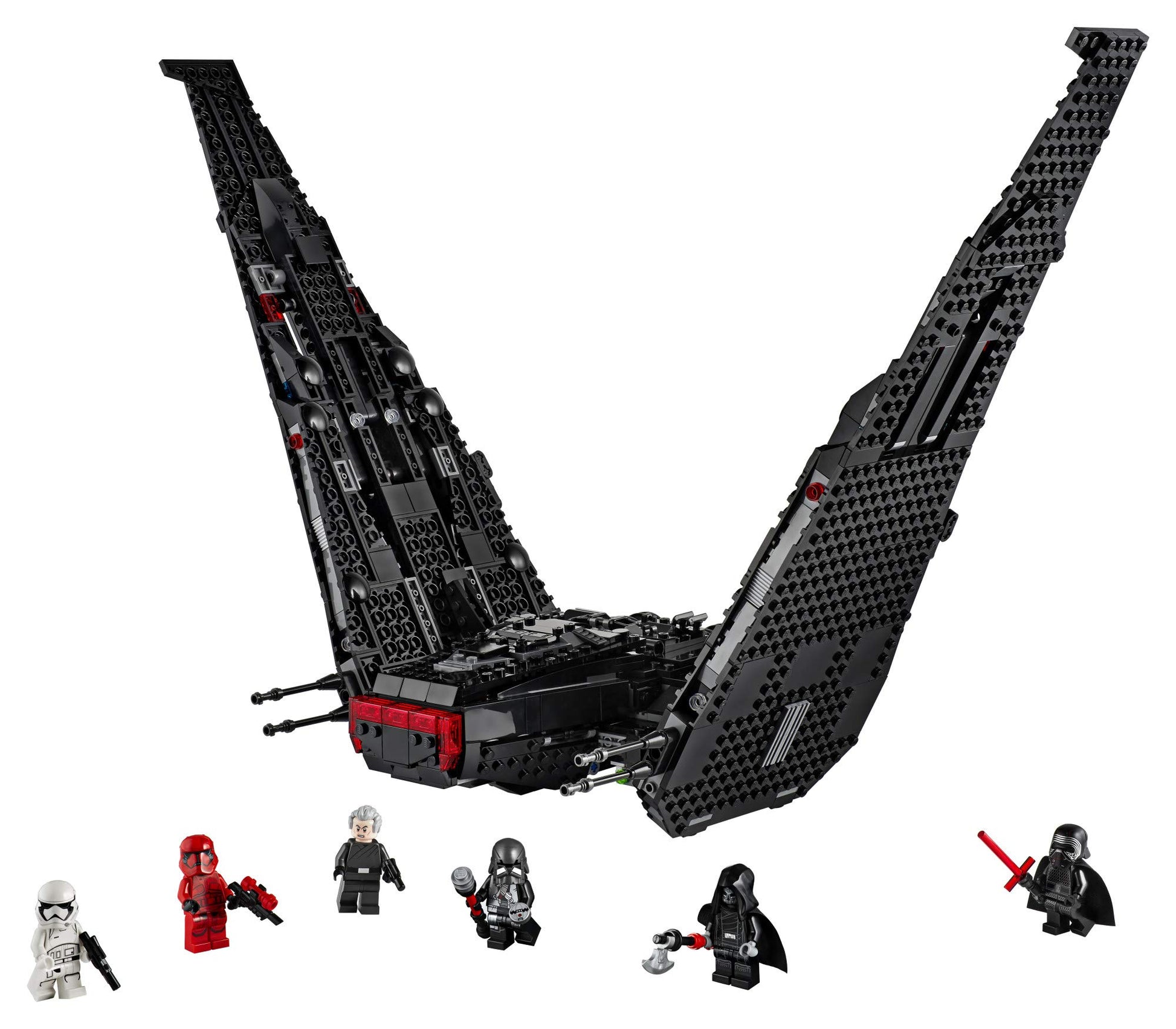 LEGO Star Wars: The Rise of Skywalker Kylo Ren’s Shuttle 75256 Star Wars Shuttle Action Figure Building Kit (1,005 Pieces)