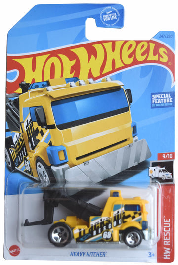 Hot Wheels Heavy Hitcher, HW Rescue 9/10 [Yellow] 247/250