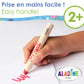 Aladine - Baby Jumbo Colors - Set of 8 Colour Pencils - Soft and Washable Trace - Easy to Handle Pencils - From 2 years old