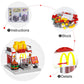 ZornRC 8 Packs Mini City Shop Street View Building Blocks Kit,MOC Construction Creative Educational Kit with Hair Salon & Café Store,Girls Boys Dream