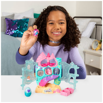 Hatchimals CollEGGtibles, Coral Castle Fold Open Playset with Exclusive Mermal Character (Amazon Exclusive Set), Girl Toys, Girls Gifts for Ages 5