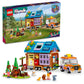 LEGO Friends Mobile Tiny House 41735, Forest Camping Dollhouse Pretend Play Set with Toy Car to Enjoy The Great Outdoors, Includes Leo & Liann