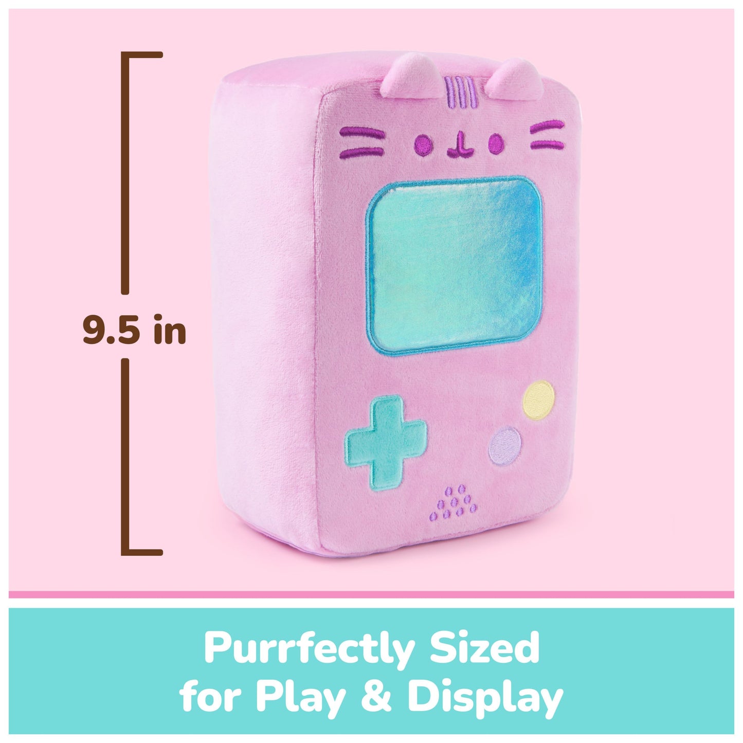 GUND Pusheen Gaming Handheld Console 9-Inch Plush Toy; Ages 8+