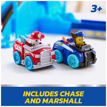 PAW Patrol Pup Squad Track Set Looping Playset & Toy Car Vehicle