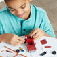 MEGA Hot Wheels Building Toy Race Car Playset, 83 Chevy Silverado with 89 Pieces, 1 Micro Action Figure Driver, Red, Kids Age 5+ Years