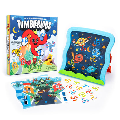 Educational Insights Tumbleblobs - Toddler Board Games for 3 Year Olds, Strategy Board Games for Kids, Color-Matching and Counting Preschool Game