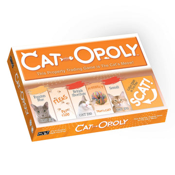Late for the Sky CAT-opoly Cat Board Game, Family Property Trading Strategy for 2-6 Players, Ages 8+, Educational Breed Facts, Tokens, Screen-Free Fun