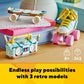 LEGO Creator 3 in 1 Retro Roller Skate Building Kit, Transforms from Roller Skate Toy to Mini Skateboard to Boom Box Radio, Birthday Gift for Skaters