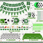 Bolake 172 Pcs Soccer Party Plates Tableware Set Serves 24 Soccer Party Decorations Supplies Includes Plates Napkins Banner Cups Tablecloth for Soccer