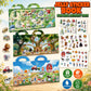 CUTESORA Reusable Jelly Sticker Books for Toddlers 2-4, Kids 3-6, 6 Sets