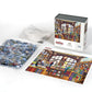 Boardwalk Bookshop 1000 Piece Jigsaw Puzzle Cozy Fun Reading Puzzles with Premium Box, Gift for Adults and Family 19"x26"