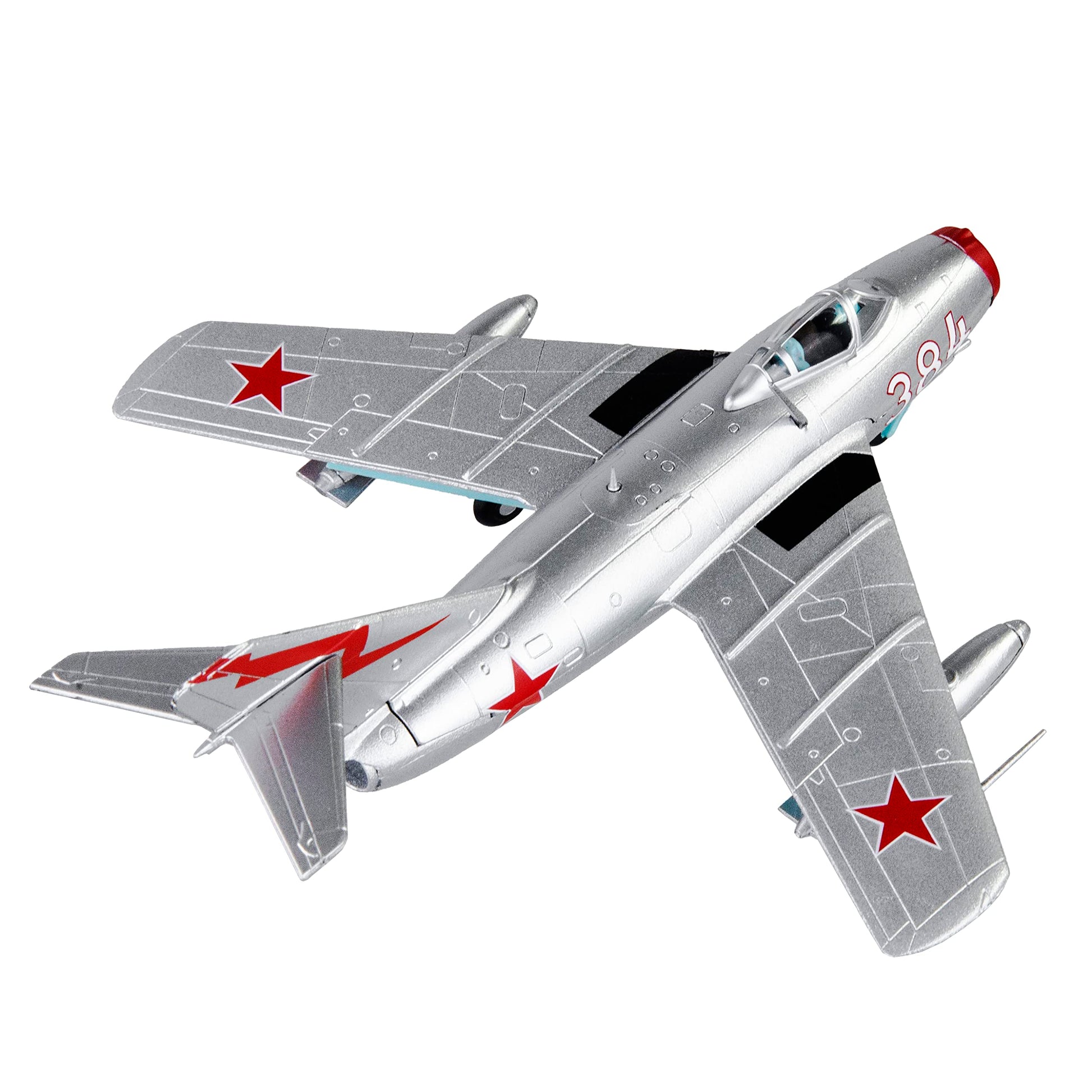HANGHANG 1/72 Mikoyan MiG-15 Fighter Plane Metal Aircraft Model Military Airplane Model Diecast Plane Model for Collection or Gift