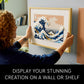 LEGO Art Hokusai - The Great Wave 31208, 3D Japanese Wall Art, Framed Ocean Canvas Picture for Home or Office Décor, Creative DIY Activity, Arts &